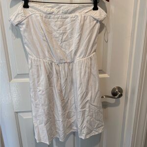 Altar’d State Elegant White Off-Shoulder Mini Dress Size XL